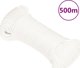 vidaXL Ναυτική γραμμή λευκή μονόχρωμη, 3 mm, 500 m, πολυπροπυλένιο