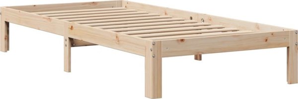 vidaXL Rama lozka z szufladami 90x190 cm lite drewno sosnowe