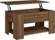 vidaXL τραπεζάκι καφέ καφέ δρυς 79x49x41 cm υλικό από ξύλο