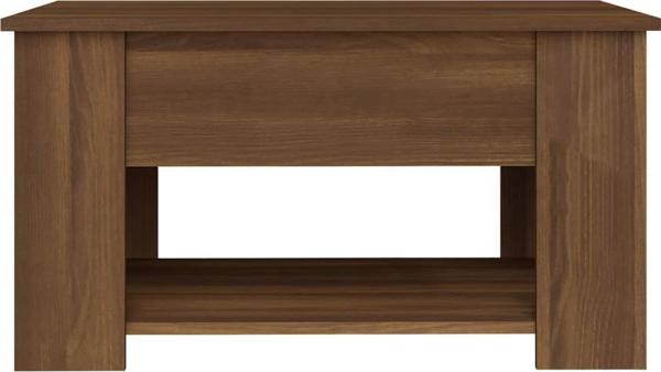 vidaXL τραπεζάκι καφέ καφέ δρυς 79x49x41 cm υλικό από ξύλο