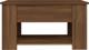 vidaXL τραπεζάκι καφέ καφέ δρυς 79x49x41 cm υλικό από ξύλο