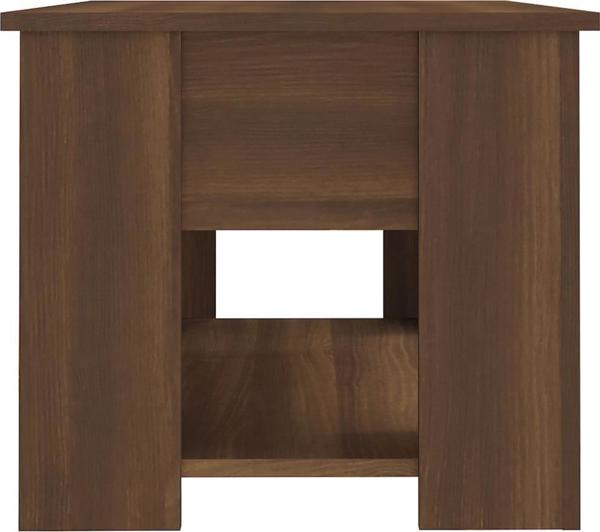 vidaXL τραπεζάκι καφέ καφέ δρυς 79x49x41 cm υλικό από ξύλο