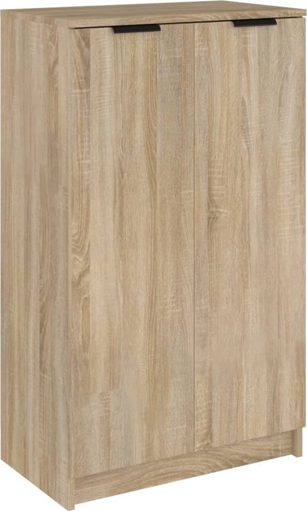 vidaXL Ντουλάπι παπουτσιών, Sonoma Δρυς, 59x35x100 cm, σύνθετο ξύλο