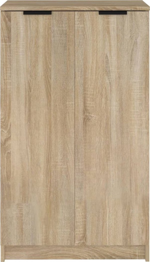 vidaXL Ντουλάπι παπουτσιών, Sonoma Δρυς, 59x35x100 cm, σύνθετο ξύλο