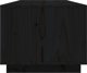 vidaXL vidaXL Stolik kawowy, czarny, 110x50x40 cm, lite drewno sosnowe