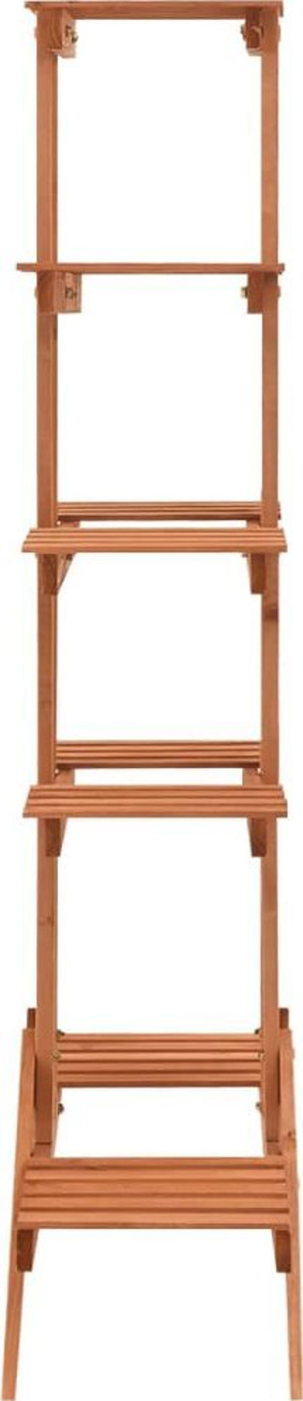 vidaXL Σταντ για λουλούδια 83x25x132 εκ, ξύλο έλατου