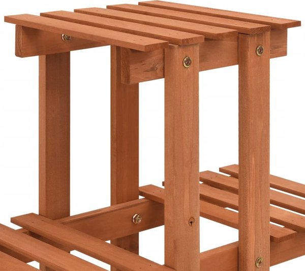 vidaXL Σταντ για λουλούδια 83x25x132 εκ, ξύλο έλατου
