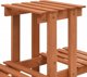 vidaXL Σταντ για λουλούδια 83x25x132 εκ, ξύλο έλατου