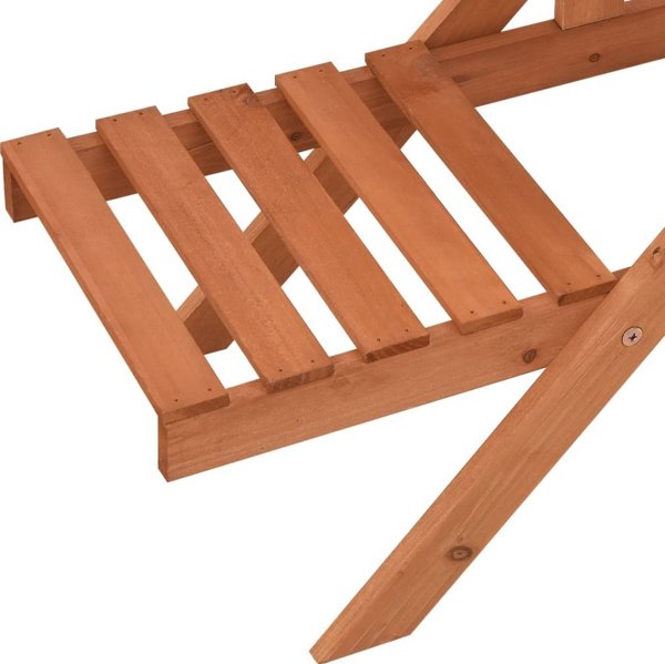 vidaXL Σταντ για λουλούδια 83x25x132 εκ, ξύλο έλατου