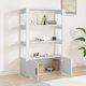 vidaXL Szafka Λευκή 80x30x119,5 cm από Ξύλινο Υλικό