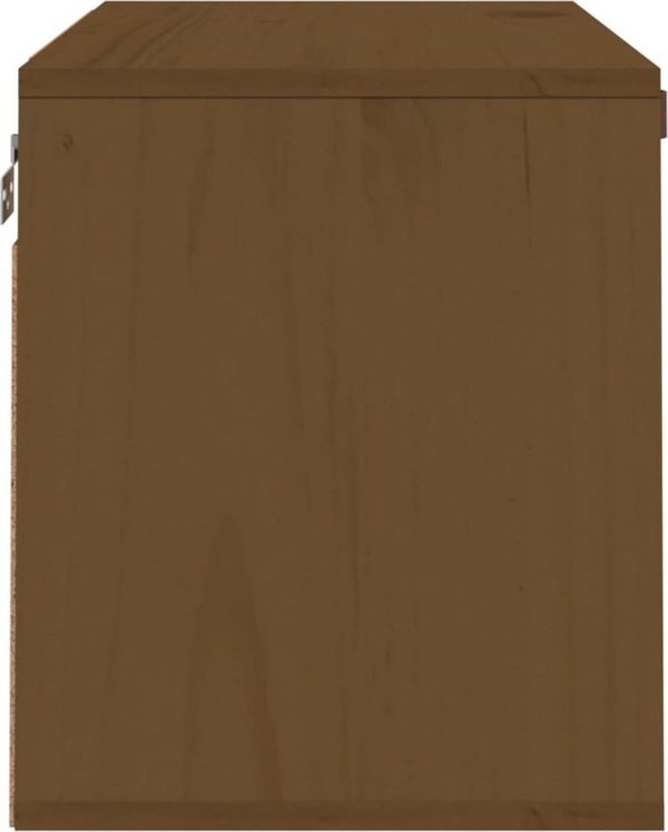 vidaXL Επιτοίχιο ντουλάπι, καφέ μέλι, 60x30x35 εκ, μασίφ ξύλο πεύκου