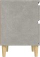 vidaXL Κομοδίνο, απόχρωση σκυρού μπετόν, 40x35x50 εκ.