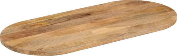 vidaXL Οβάλ επιφάνεια τραπεζιού 80x40x3,8 εκ. από συμπαγές ξύλο μάνγκο
