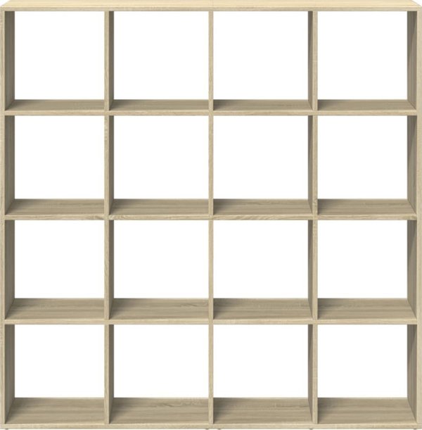 vidaXL Ράφι, δρυς sonoma, 137,5x29x137,5 εκ, υλικό ξυλοπαρόμοιο