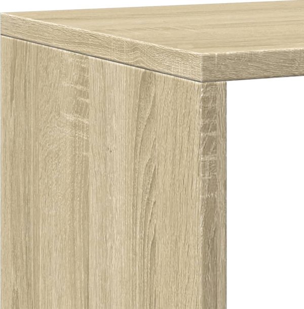 vidaXL Ράφι, δρυς sonoma, 137,5x29x137,5 εκ, υλικό ξυλοπαρόμοιο