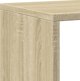 vidaXL Ράφι, δρυς sonoma, 137,5x29x137,5 εκ, υλικό ξυλοπαρόμοιο
