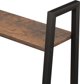vidaXL Σκάλα-Ράφι με 5 Ράφια, Σκούρο Καφέ-Μαύρο, 56x35x174 cm