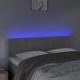 vidaXL Ζαγλοουέκ για κρεβάτι με LED, ανοιχτό γκρι, 144x5x78/88 εκ, βελούδο