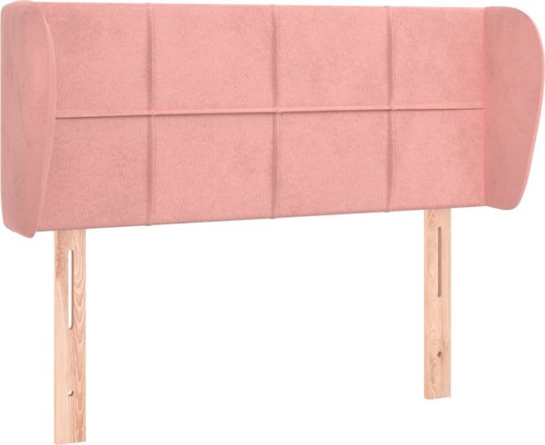 vidaXL Κεφαλάρι uszak ροζ 93x23x78/88 cm βελούδινο