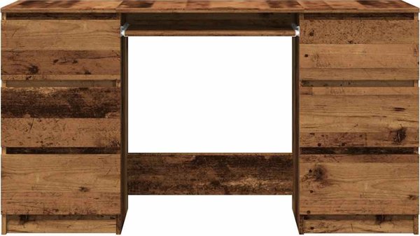 vidaXL Γραφείο από παλιό ξύλο, 140x50x77 εκ., ξυλοπαραγωγής υλικό