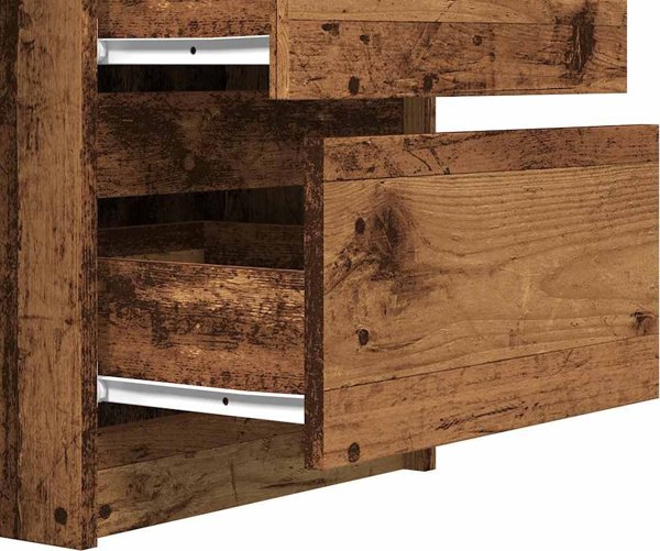 vidaXL Γραφείο από παλιό ξύλο, 140x50x77 εκ., ξυλοπαραγωγής υλικό