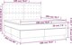 vidaXL Λευκό Κρεβάτι Continental με Στρώμα, Κρεμ, 180x200 cm, Ύφασμα