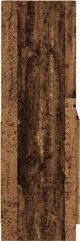vidaXL Wysoka szafka, stare drewno, 63x33x100 cm