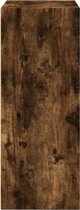vidaXL Ράφι από Καπνιστή Δρυ, 60x30x77 cm