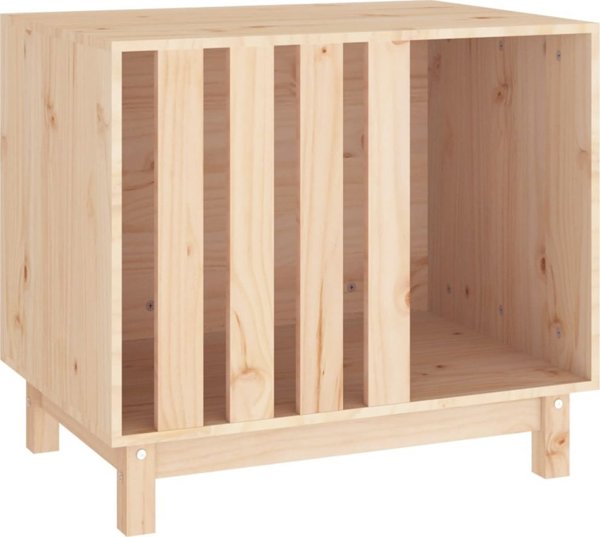 vidaXL vidaXL Domek dla psa, 70x50x62 cm, lite drewno sosnowe