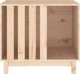 vidaXL vidaXL Domek dla psa, 70x50x62 cm, lite drewno sosnowe