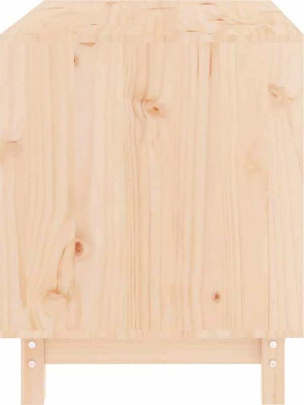vidaXL vidaXL Domek dla psa, 70x50x62 cm, lite drewno sosnowe