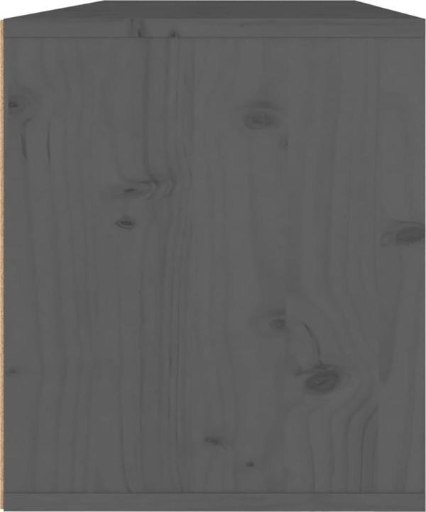 Ντουλάπια τοίχου vidaXL, 2 τεμ, γκρι, 45x30x35 εκ, πεύκο