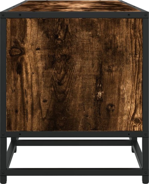 vidaXL Κονσόλα τηλεόρασης, καπνιστή δρυς, 180x35x41 εκ