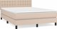 vidaXL Κρεβάτι continental cappuccino με στρώμα από οικοδερμα 140x190 cm