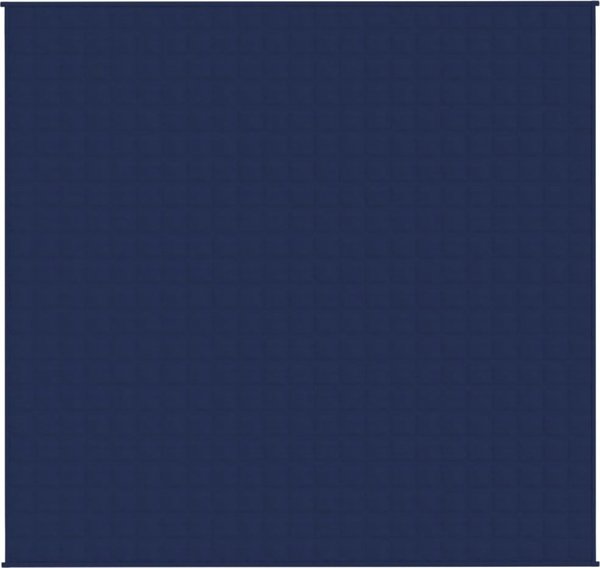 vidaXL Βαριά Κουβέρτα, Μπλε, 220x230 cm, 11 kg, Υφασμάτινη