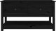 vidaXL vidaXL Stolik kawowy, czarny, 102x49x55 cm, lite drewno sosnowe
