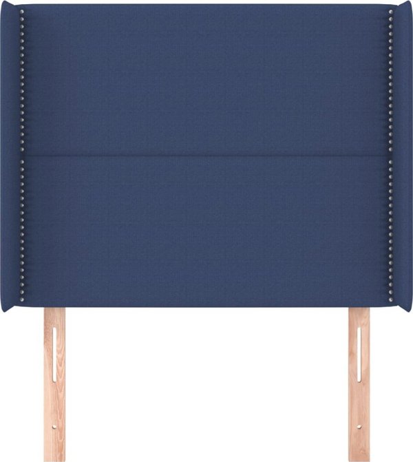 vidaXL Κεφαλάρι uszak, μπλε, 103x16x118/128 cm, ύφασμα