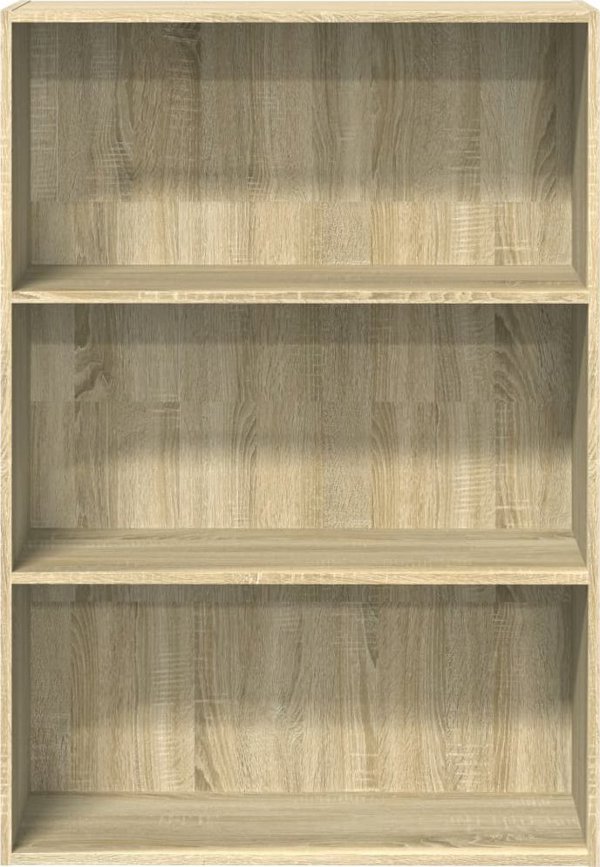 vidaXL Βιβλιοθήκη, Δρυς Σονόμα, 80x30x114 εκ