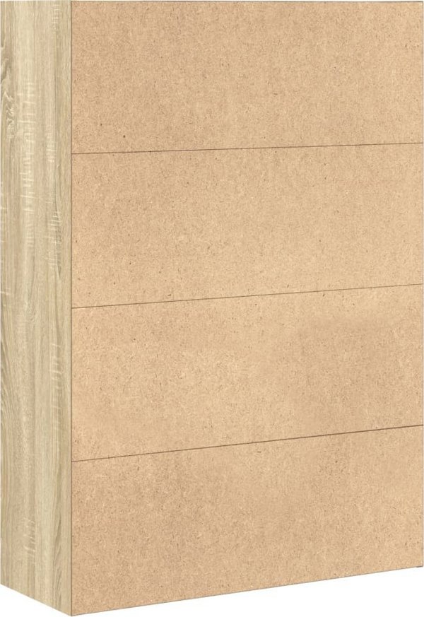 vidaXL Βιβλιοθήκη, Δρυς Σονόμα, 80x30x114 εκ