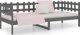 vidaXL Κρεβάτι ημέρας γκρι 90x200 cm lite drewno sosnowe