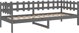 vidaXL Κρεβάτι ημέρας γκρι 90x200 cm lite drewno sosnowe