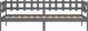 vidaXL Κρεβάτι ημέρας γκρι 90x200 cm lite drewno sosnowe