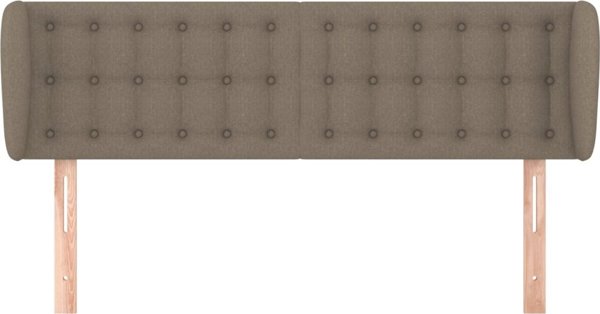 vidaXL Zaglohek uszak, ταουπ, 147x23x78/88 cm, ύφασμα