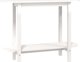 vidaXL Κονσόλα τραπεζιού, λευκή, 110x40x80 cm, μασίφ πεύκο