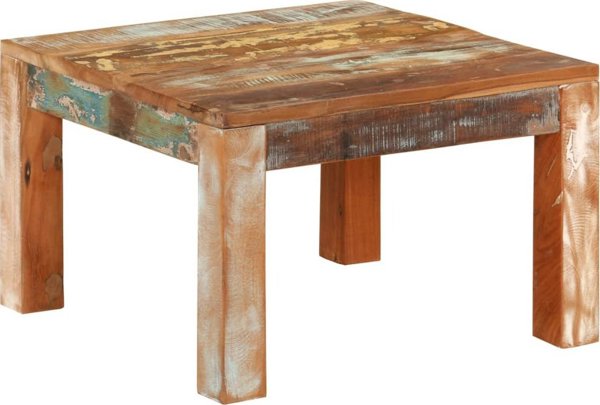 vidaXL vidaXL Stolik kawowy, 55x55x35 cm, lite drewno z odzysku