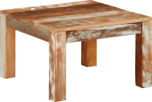 vidaXL vidaXL Stolik kawowy, 55x55x35 cm, lite drewno z odzysku