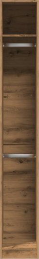 vidaXL Ντουλάπα χρώμα δρυς artisan 30x50x200 εκ. από ξύλο MDF