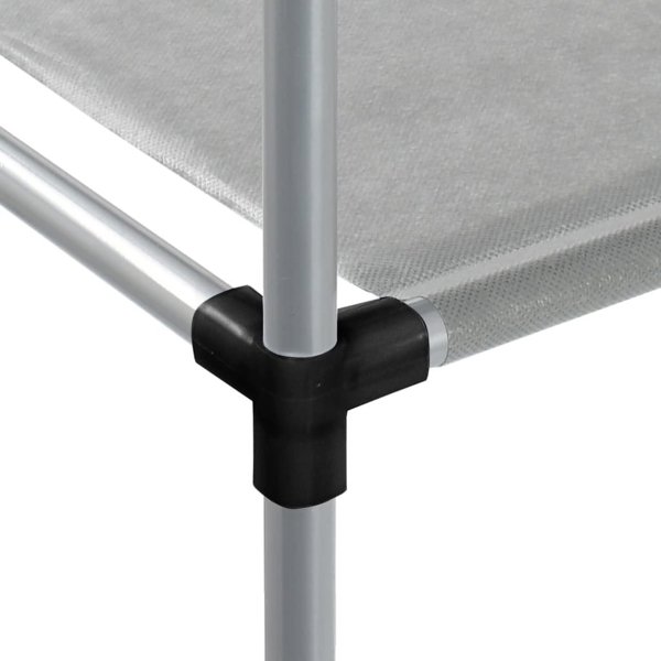 vidaXL Ράφι πάνω από το πλυντήριο, γκρι, 87x55x90,5 εκ, σίδηρος