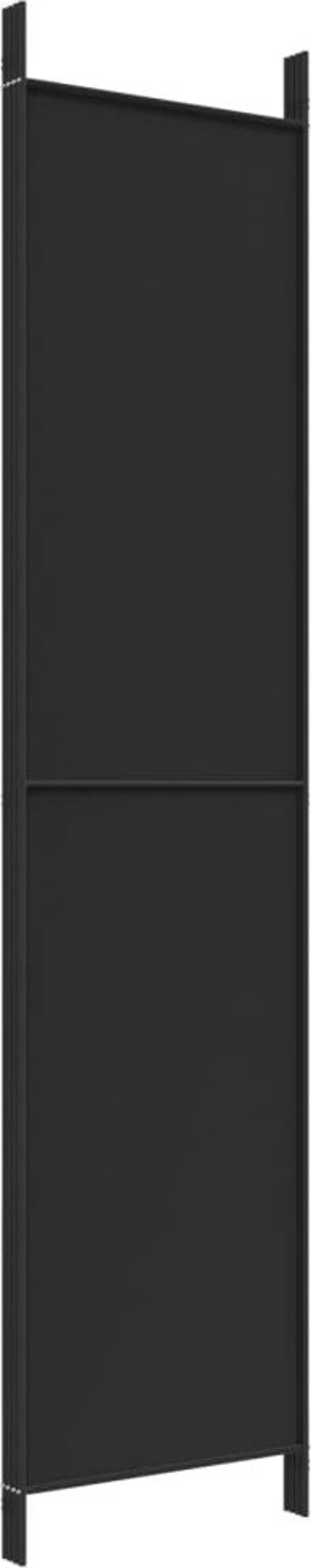 vidaXL vidaXL Parawan 4-panelowy, czarny, 200x220 cm, tkanina