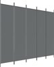 vidaXL vidaXL Parawan 5-panelowy, antracytowy, 250x200 cm, tkanina